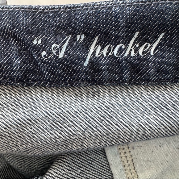 7 For All Mankind “A” Pocket Denim Bootcut Flare Dark Wash Jeans. Size 30 - Picture 3 of 14